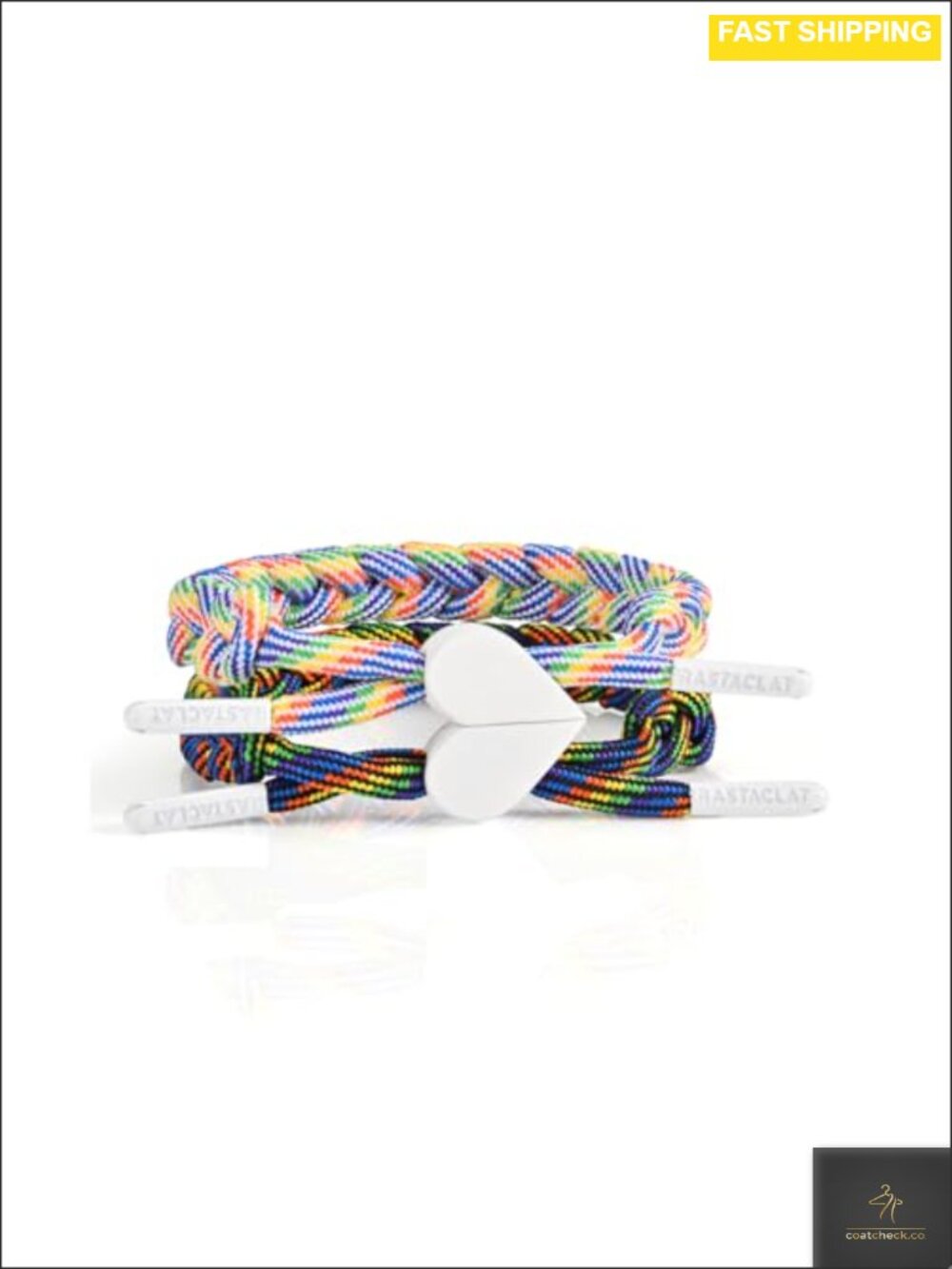 Rastaclat Braided Bracelets Set for Couples, Adjustable Stackable